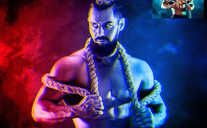 一键生成色彩视觉差的PS动作下载