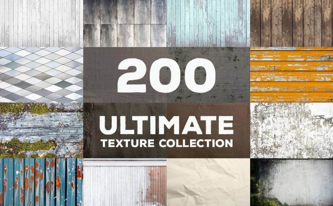 200个高分辨率背景纹理图片素材包合集