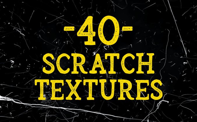 40种逼真质感划痕纹理背景纹理图片素材集合