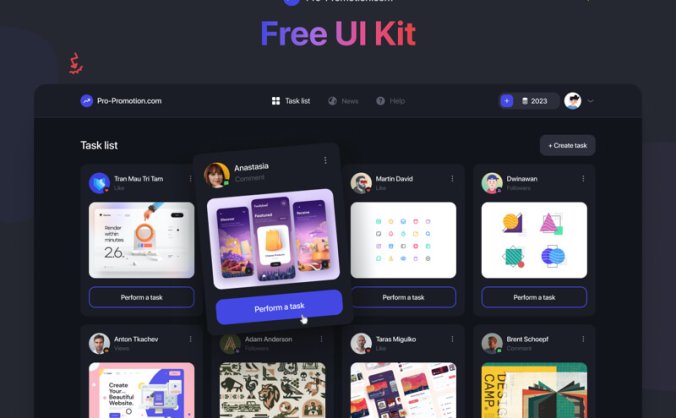 网页、APP设计组件UI KIT素材包(Figma)