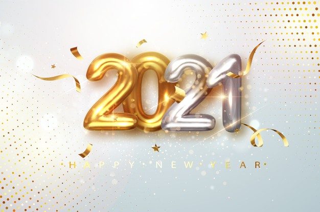 2021年金光闪闪牛年AI矢量背景素材