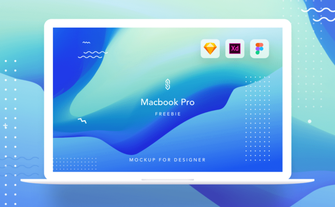 2021苹果电脑Macbook Pro矢量样机素材