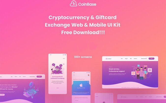 货币交易WEB网页和UI移动工具素材包