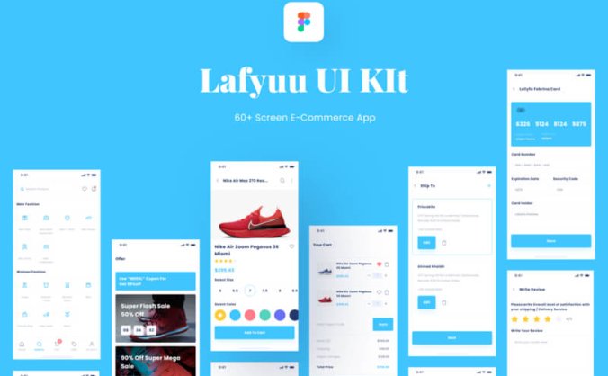 电商类移动APP UI KIT素材模板（Figma）