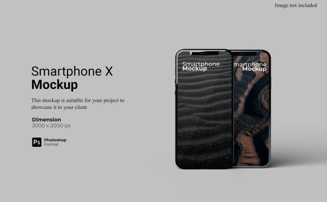 高品质iPhone X样机 APP UI展示PSD素材模型