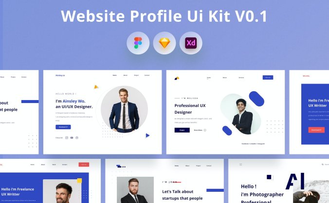 一个关于我们WEB端介绍页设计模板