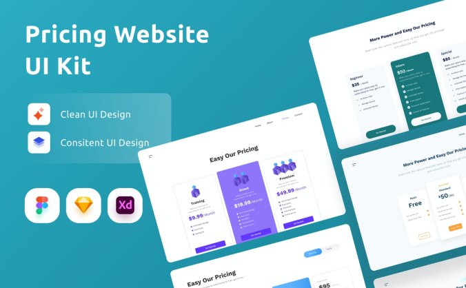 高端简约的网站VIP会员UI组件素材