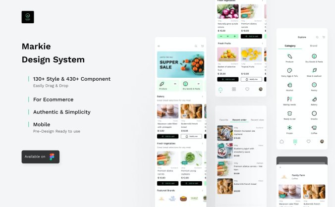 一套清晰完整的设计规范系统UI套装下载（FIG）