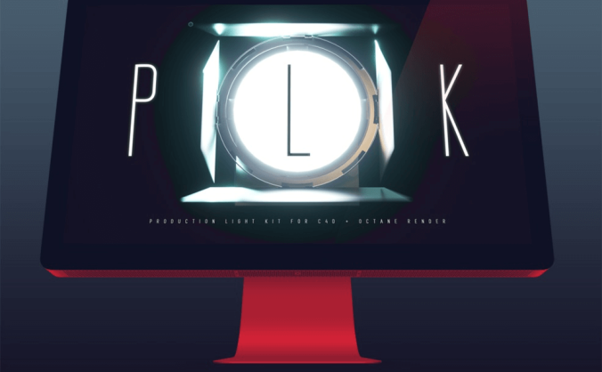 一套C4D摄影棚Octane灯光预设V1.2创意场景3D素材模型