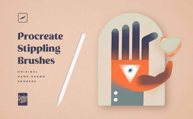 Procreate点彩笔刷大合集