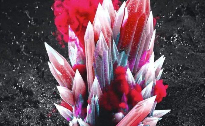 C4D作品越来越好看!原来是用了这套水晶模型!