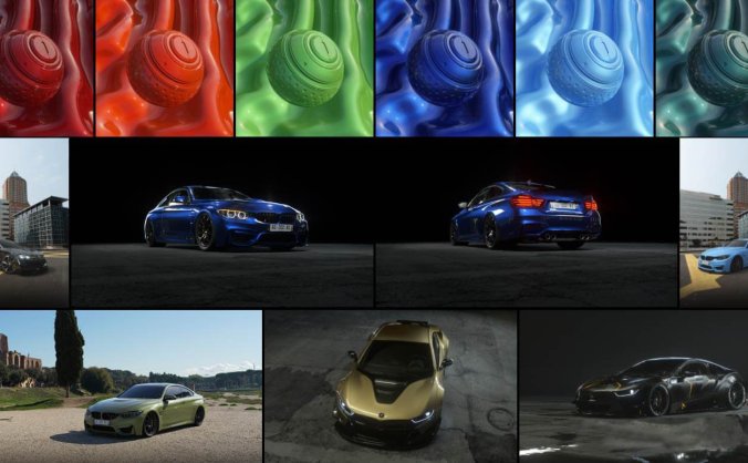 120+车漆材质球预设OC车漆材质球预设