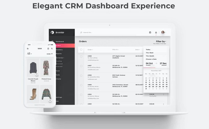 一套干净优雅的后台管理UI素材模板