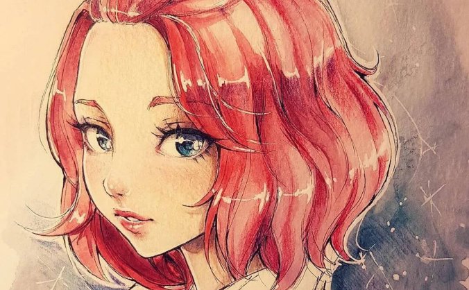 画插画没感觉?这些日韩少女线稿为你画画增添不少灵感