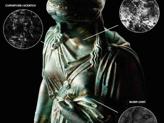 110张划痕污迹指纹水滴灰尘等纹理贴图素材