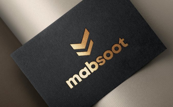 高级金色印压LOGO效果PSD样机素材