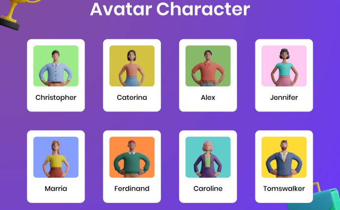 一套非常酷炫与众不同的3D商业插画人物素材包