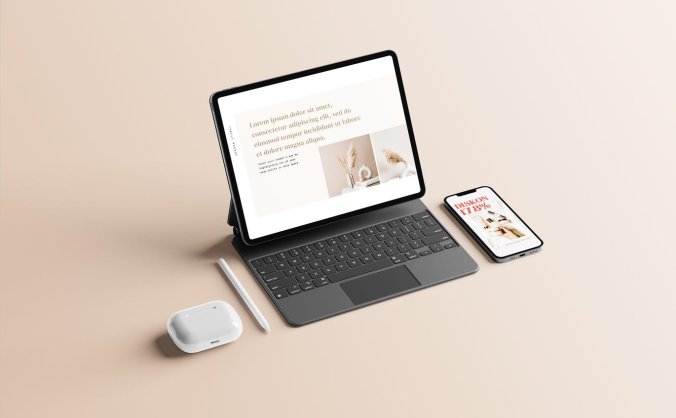 高品质iPad、iPhone APP UI 样机PSD素材