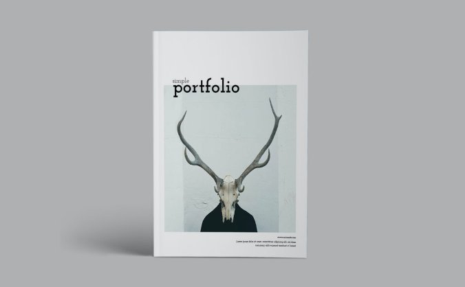 一套高级灰简洁画册手册VI设计模板