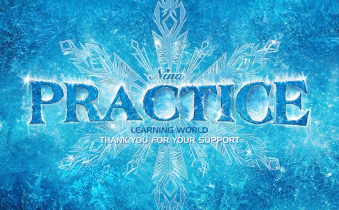 Photoshop制作冰雪奇缘效果的冰雪字