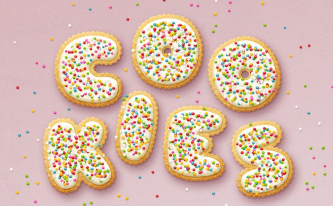 用PS制作美味的饼干字体