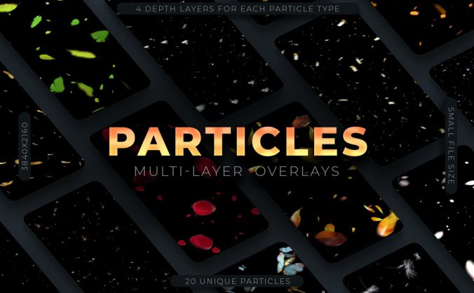 20多个多层颗粒效果PNG图片