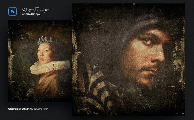 PS一键生成高品质复古质感老照片效果