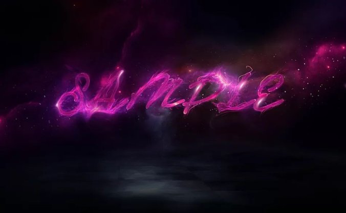 手把手教你用PS创建酷炫大气星空文字效果