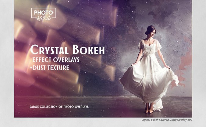 光影氛围水晶散景效果JPG高清图片素材