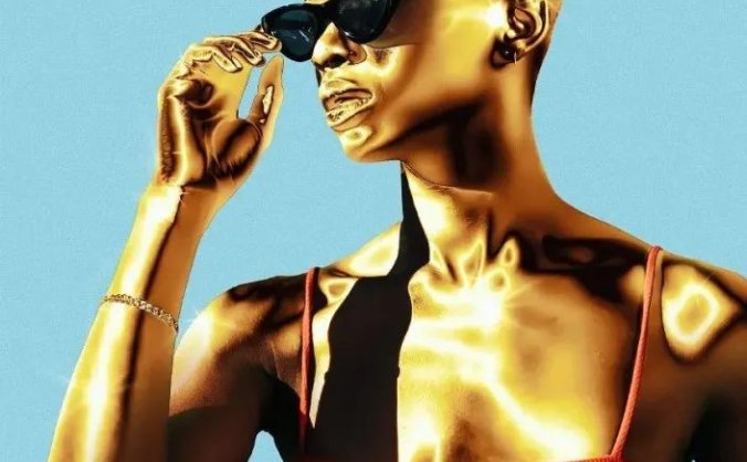 通过PHOTOSHOP给人物打造金属质感效果