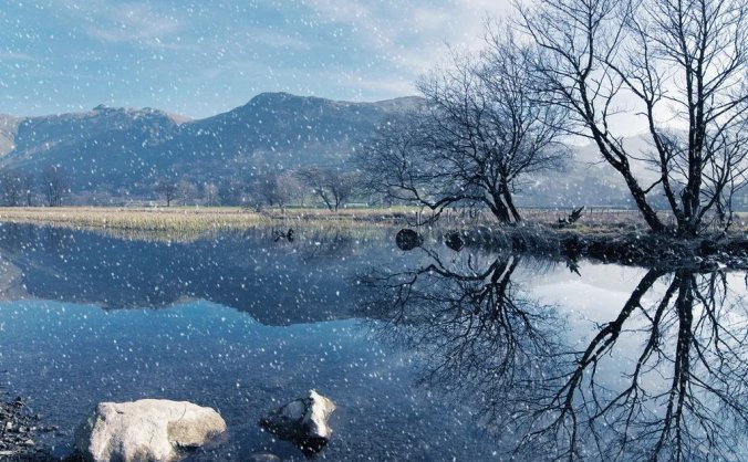 使用PS制作冬季雪景效果
