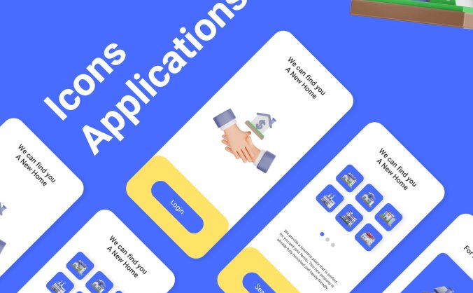 30个房地产楼房3D图标模型