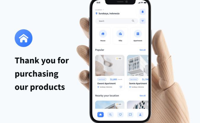 116个拥有设计系统的在线房产交易APP UI界面