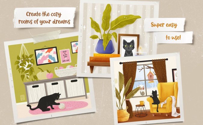 家具元素Procreate图章笔刷素材