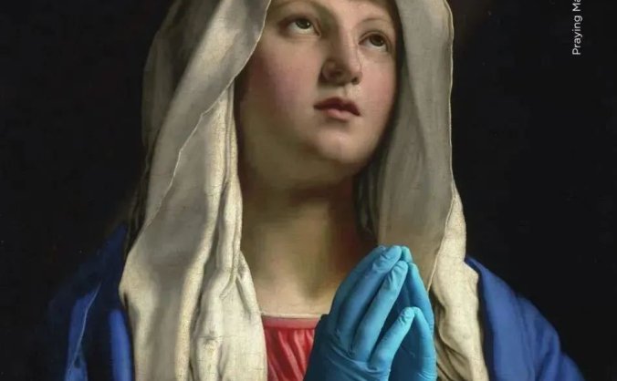 PS脑洞欣赏世界名画变防疫海报