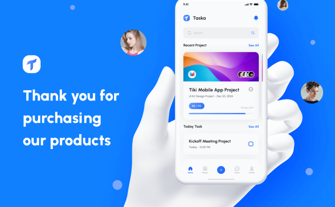 170个用于B端、工作、管理、团队等主题蓝色高质量UI Kit素材包