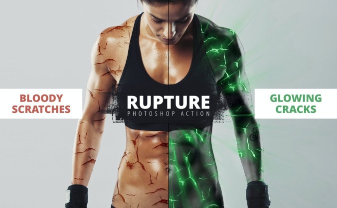 非破坏效果Photoshop动作素材