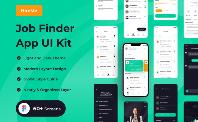 60个绿色金融主题APP UI Kit素材包（Figma）
