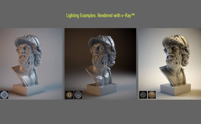 工作室照明HDR Photo Studio Light Plates HDRI vol 3.0