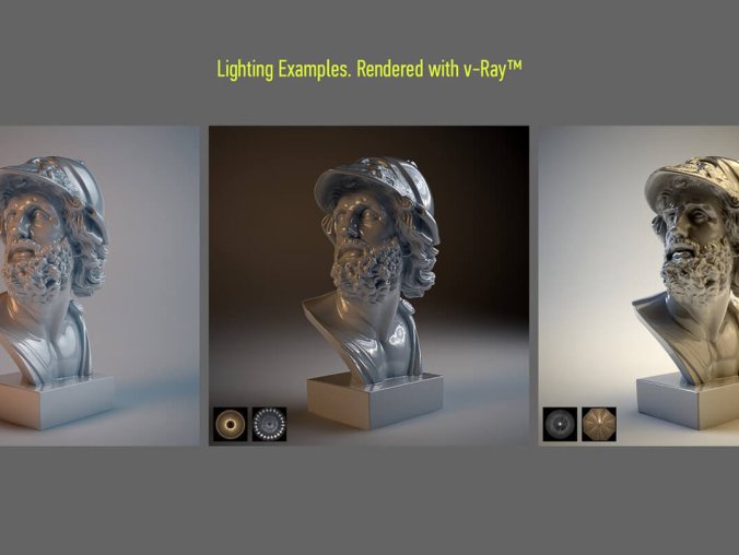 工作室照明HDR Photo Studio Light Plates HDRI vol 3.0