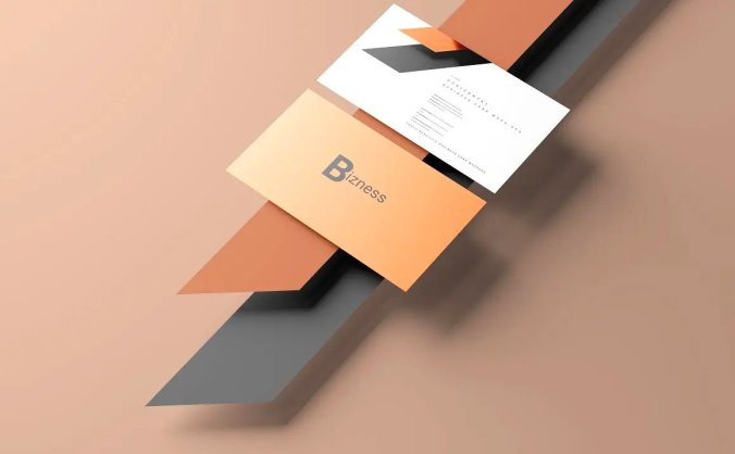 商业品牌名片PSD样机