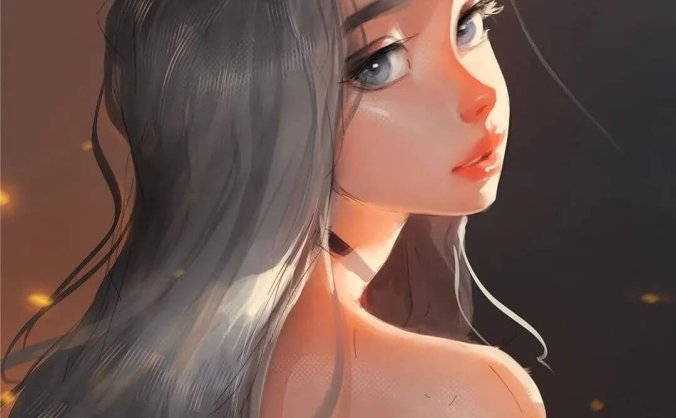 高质量女生可以有多美?用这套PS笔刷画出这些好看的微信头像吧