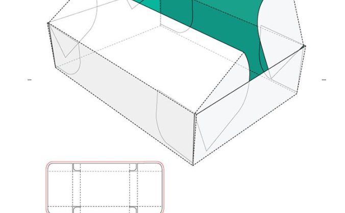 165款矢量纸盒纸箱礼盒产品包装刀模图折叠平面展开图