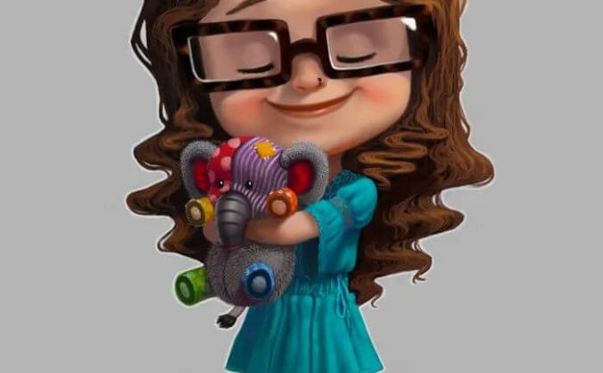 这些用C4D做的人物角色发型模型也太酷了吧！