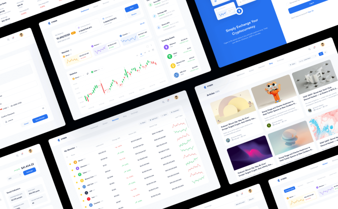 120个加密交换后台管理 UI 素材包(Figma)