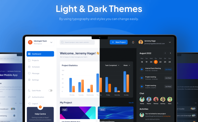 40个结构简洁的后台管理素材包