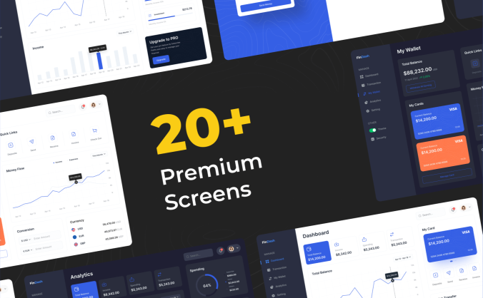 20个设计得非常高级的财务后台管理UI界面