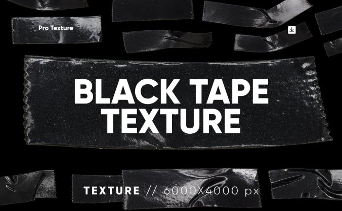 20个透明胶带质感背景纹理素材包