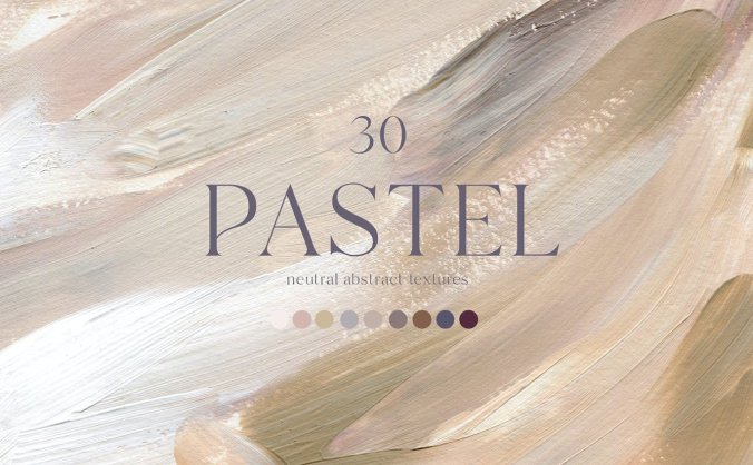 30个4K高精度柔和米色中性丙烯酸背景纹理图片素材包