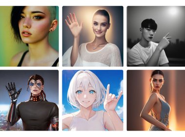 通过3D模型控制人物姿势的在线AI绘画神器Plask!